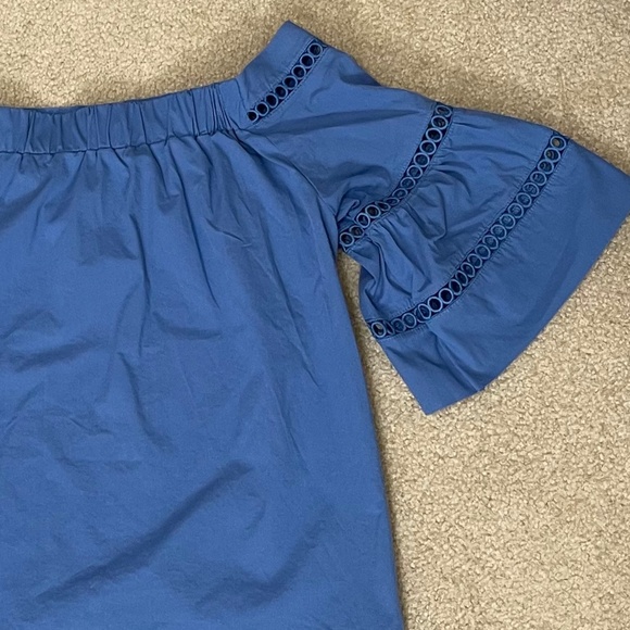 Michael Kors Off Shoulder Bop Blouse Bell Sleeves - Picture 5 of 7